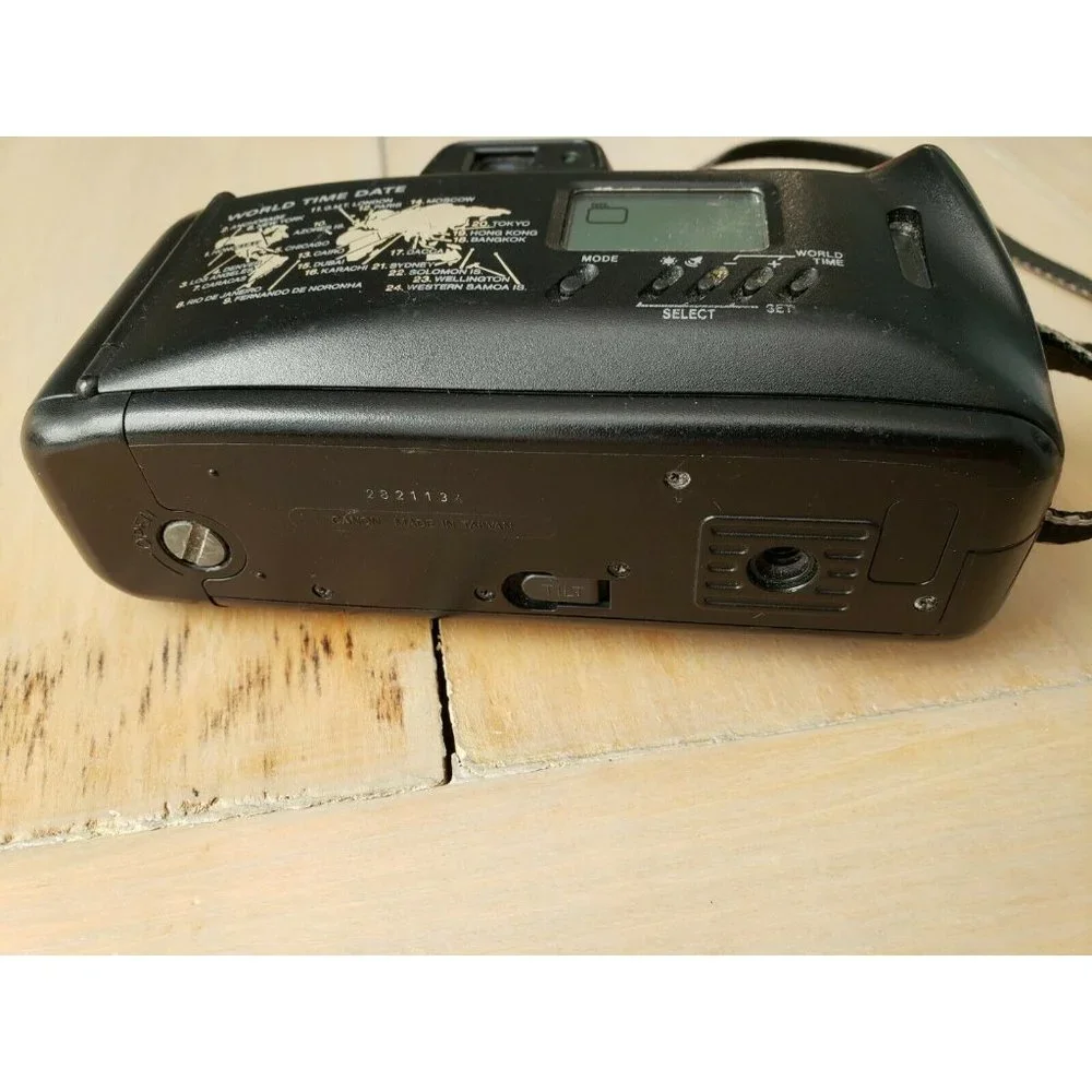 Vintage 35mm Film Camera Canon Sure Shot Date With 28/48mm Lens - Parts Repair